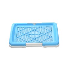 夢寵馬卡龍狗砂盆, 藍色 + 白色, 1個