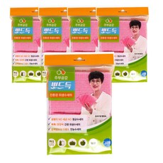 주부공감 뽀드득 위생 수세미 랜덤발송, 5개