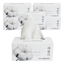 새솜이 무표백 일회용 행주, 6개, 20개입