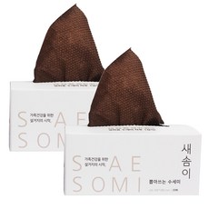 Saesomi 抽取式洗碗布 20張, 棕色, 2盒