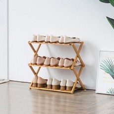 The Flow 原木鞋架 3層 50 x 46 cm, 單一顏色