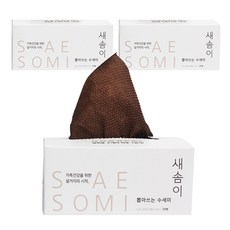 Saesomi 抽取式洗碗布 20張, 棕色, 3盒