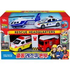 씽크 출동레스큐본부 작동완구, 혼합색상, 1개