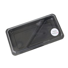 사선 2칸 일회용기 GS-59-1 100p + 홈메이드 하트 스티커 소 100p 세트, 1세트