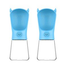 블럭마트 드라큘라 휴대용 반려동물 물병 350ml, 랜덤발송, 2개