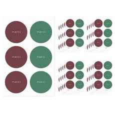 indi.k Merci Awesome 套組標籤 6入, 混合顏色, 20件