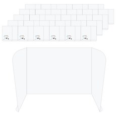 에코청운 3단 칸막이 화일 소형, 투명, 30개