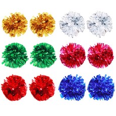 LivingDA 銀箔加油流蘇 6款 x 2入, 混色, 1套