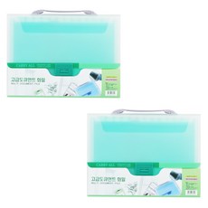 청운 고급 도큐먼트 파일 A4, 초록, 2개