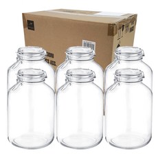 Fido 玻璃儲物瓶, 6入, 5L