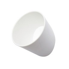 The Flow Company黏貼式壁掛圓形迷你鑰匙收納盒, 白色的, 1個