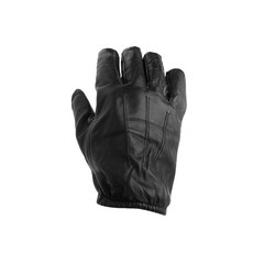 Damascus Gear Dina Thin Unlined皮革短護腕手套 雙手組 L, 黑色的, 1套