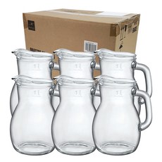 Bormioli ROCCO 小酒館水壺 6p, 透明, 1000毫升