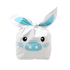 포포팬시 꿀꿀이 보자기 포장팩, 화이트, 50개