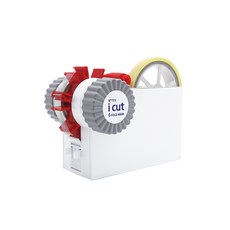 MoTEX i cut 6 FOLD MARK膠帶切割器, 白色的, 1個