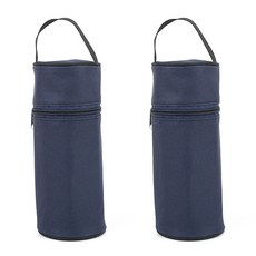 마켓감성 보냉 물병 파우치, 네이비, 2개