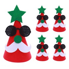 LivingDA 高品質男士錐形氈帽, 混色, 5個