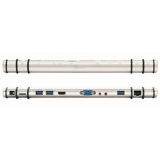 넥스트 USB3.0 HDMI VGA LAN 포트 확장 충전 울트라 스테이션 USB허브 NEXT-JUD531, 혼합색상