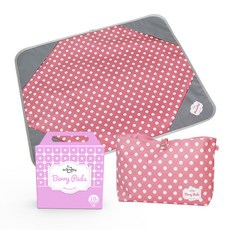 sceneby 旅行中號無味10片+屏障啞光中號粉色+小袋粉色套組, 1組, 10入