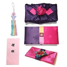牡丹玫粉色初稿紙5款+初稿信封套組, 深粉色, 1套