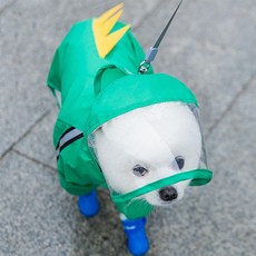 PASTEL PET 寵物連帽長袖雨衣, 恐龍