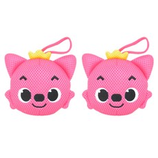 碰碰狐沐浴海綿, 粉色, 2入