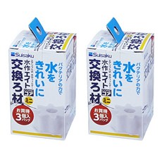 수이사쿠 단지 어항 여과기 미니 리필 필터 3p