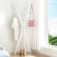 GAPANG 木製室內支架衣架, 白色的