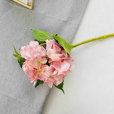 THE FLOWERMARKET 人造花 Sensibility 繡球花枝 2入, 粉紅色