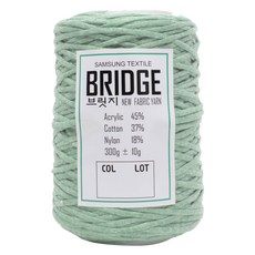 Yarna Bridge 筒狀布條線 編織線 300g, 240 蘋果薄荷, 1個