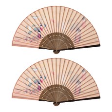 고급 초충도 접부채, 가지풀, 2개