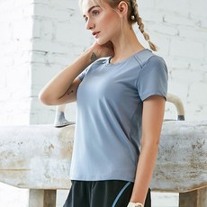 Naya Style 女性瑜珈短袖T恤 + 短褲套組 902-1