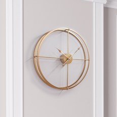 時尚掛鐘 60cm, 金屬金