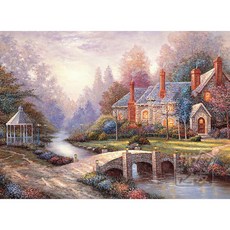 秋天早晨的平靜拼圖 TM400-002, 4000件, 混色