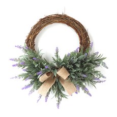 Block Mart 人造薰衣草圓形花環, 混合色