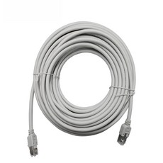 LS Cable&System CAT6 SFTP 跳線生產 LAN 電纜 1m, 灰色的, 1個