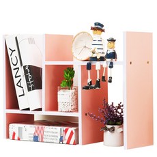 O-ON 書桌組裝型層架 2入, 粉紅色