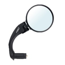 Dvic 自行車左側的簡易後視鏡 MR092, 黑色的, 1個