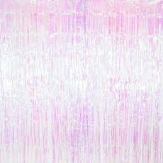 PARTYSHOW 派對裝飾 銀箔流蘇窗簾 極光 4入, 混合色