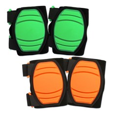 矽膠護膝, 綠色+橘色, 2組