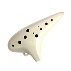 藝聲火焰陶笛+琴盒+項鍊套裝, 象牙, 單品