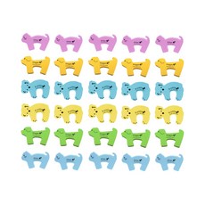 動物造型防夾手門擋, 隨機出貨, 30入