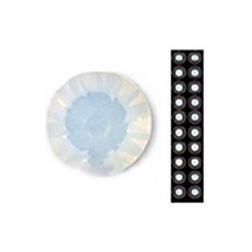 와사비네코 미인츠보 쥬얼리 귀지압패치 M 3.0mm 20p, 화이트오팔, 1개