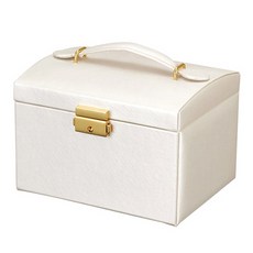 The Flow Company大容量鎖扣飾品收納盒, 白色的, 1個