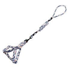 키밍 반려동물 꽃무늬 리드줄, 네이비, 1개