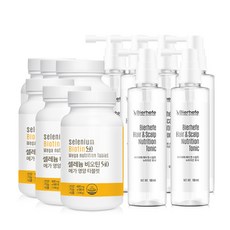 啤酒酵母養髮液 100ml 6入+營養錠 108g 6入, 1組