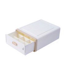 內衣襪子收納盒, 1個, 黃色 - 15 個方塊