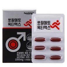 힐링 쏘팔메토 옥타맥스, 30정, 1개