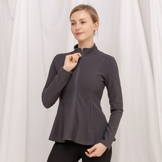 DURAN 女款素色拉鏈外套 DAW-oz7009