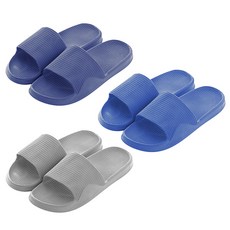Block Mart 浴室防滑EVA浴室拖鞋, 隨機出貨, 3個